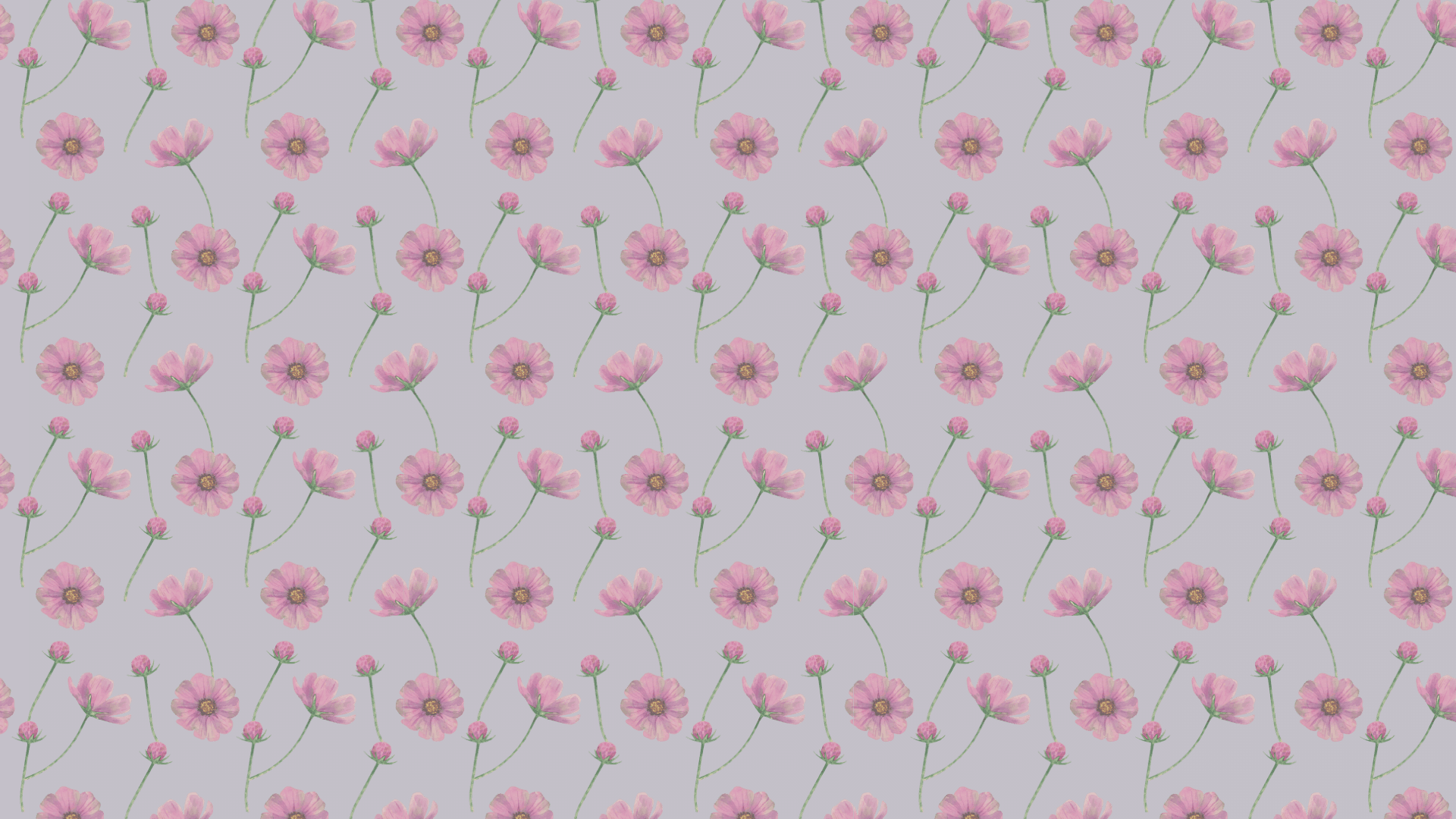 Pink floral background pattern